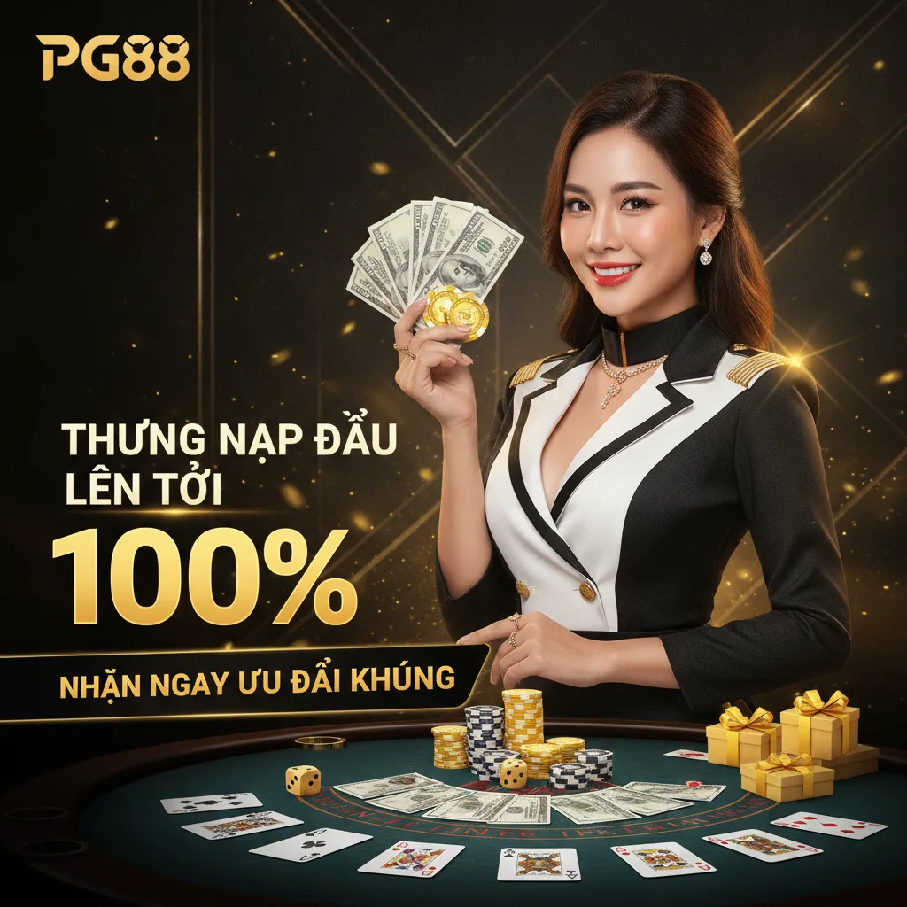 Thưởng Nạp Đầu Lên Tới 100% PG88